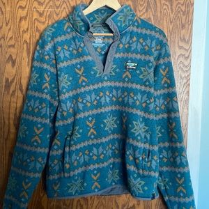 Men’s button up fleece LLBean